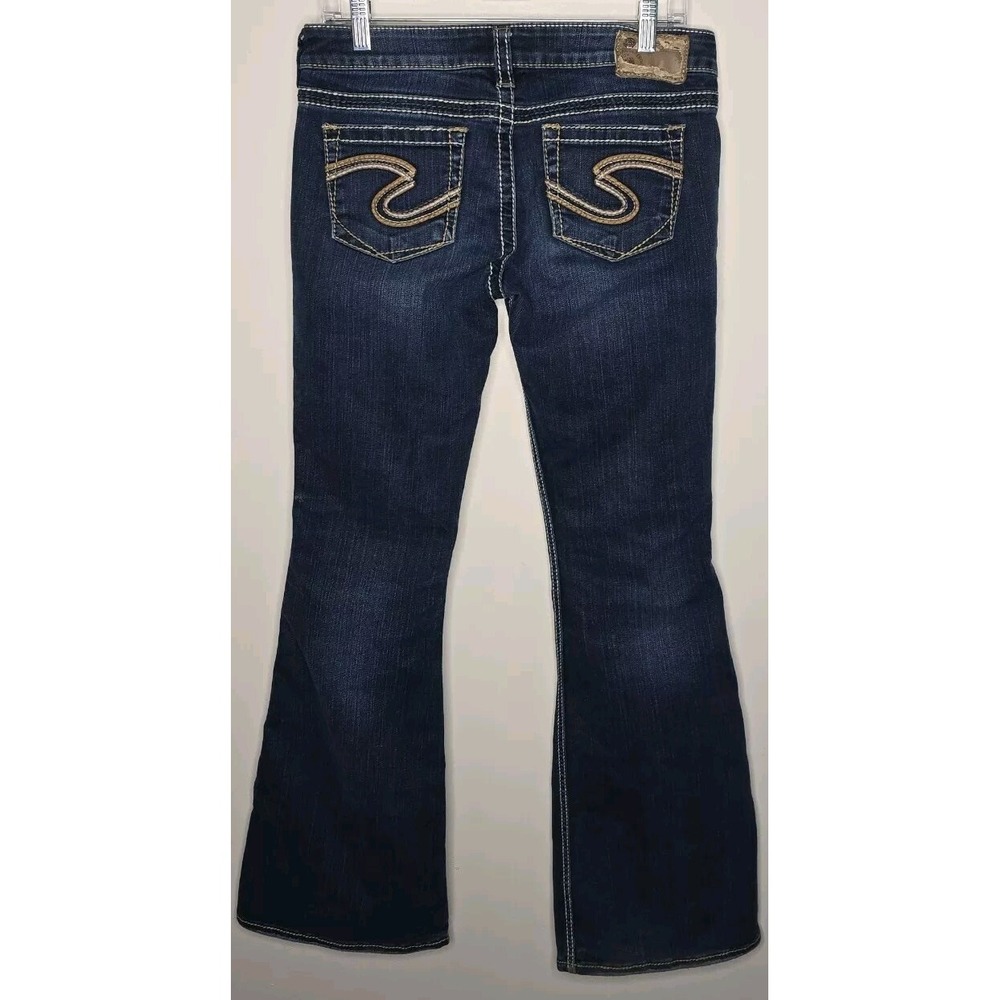 Silver Jeans Womens W29 L33 Frances Low Rise Slim Bootcut Flare‎ Western Y2K